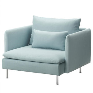 Cozy Velvet Living Room Sofa – Removable Washable Seat Covers Included